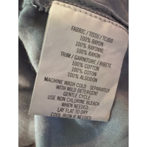 O'Neill KINLEY Light Blue Crochet Bodice beach vacation Mini Junior's Dress XS - Picture 9 of 9